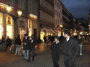 Straßenszene in der Altstadt