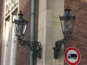 Lampe in der Altstadt
