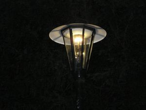 Frankfurter Lampe im Hofgarten