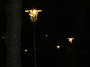 Frankfurter Lampen im Hofgarten
