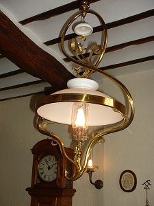 Gaslampe in Lüttich